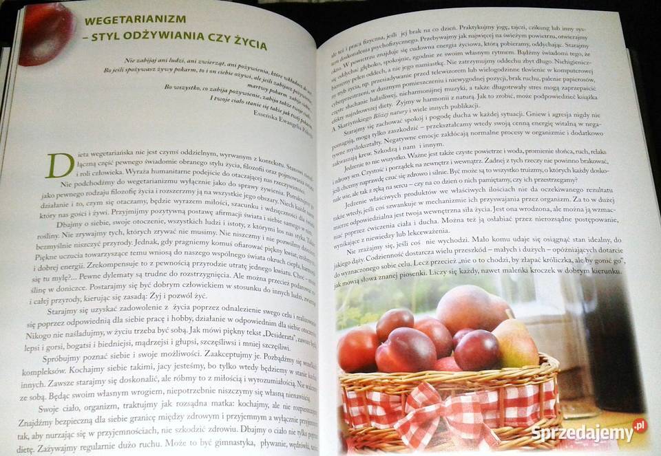 Pokochaj wegetarianizm Elżbieta Kowalewska twarda lubelskie Chełm