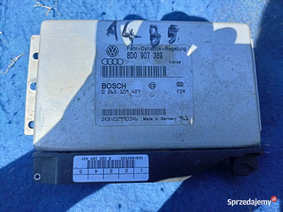 Sterownik Moduł ESP 8D0 907 389 Audi A4 B5 FL a1 Myszków