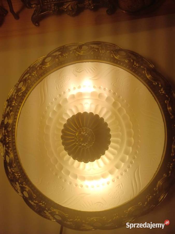 Piękna duża lampa sufitowa plafon Poznań sprzedam