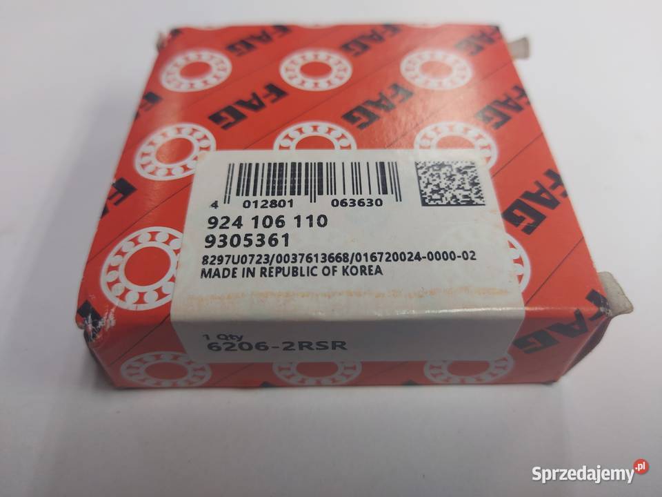 Łożysko FAG 6206 2rs Kraków