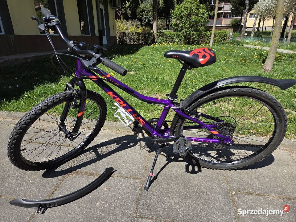 Rower Kellys Kiter 30 purple koła 24 6 lat+ Kraków