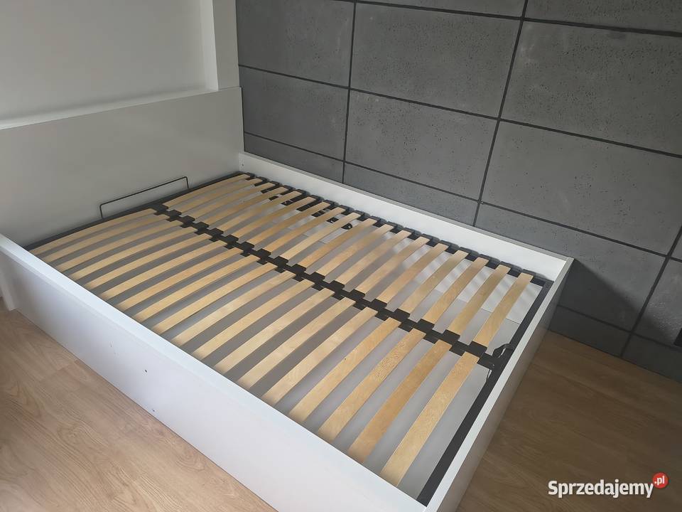 Łózko dwuosobowe BRW z podnoszonym stelażem Lublin