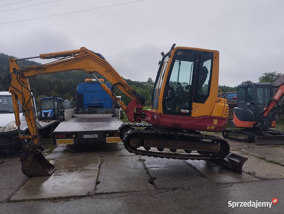 minikoparka Takeuchi tb 250 VOLVO JCB KUBOTA małopolskie Sucha Beskidzka