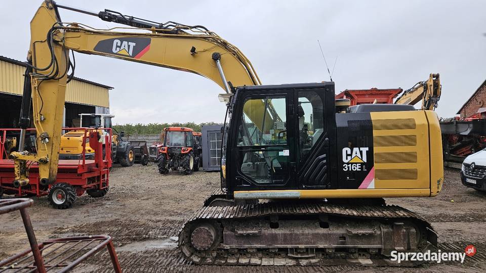Koparka gąsienicowa Caterpillar 316EL centralne Sochaczew sprzedam