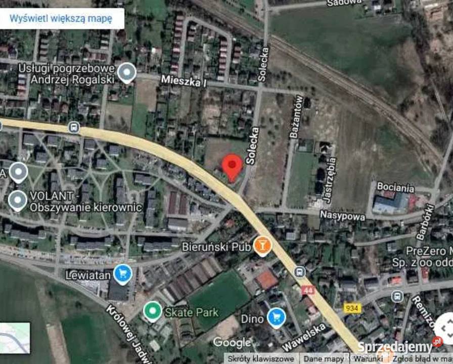 Reklama Billboard Bieruń centrum miasta Wydruk Wynajem powierzchni reklamowej małopolskie Zator reklama