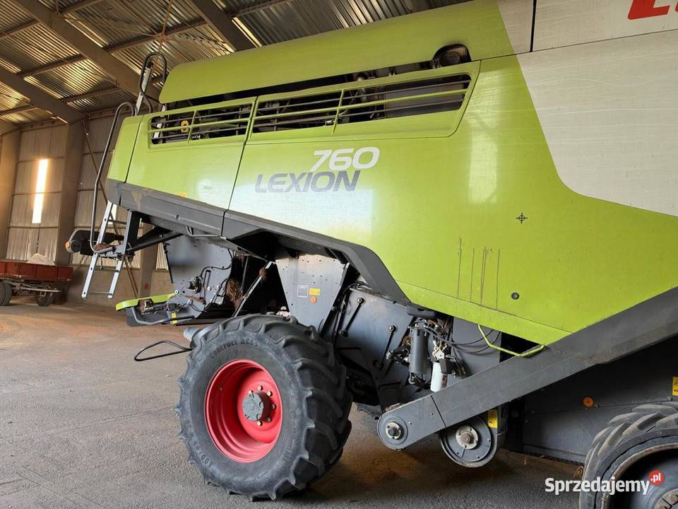 Kombajn zbożowy Claas Lexion 760TT 4x4 heder Nowa Ruda