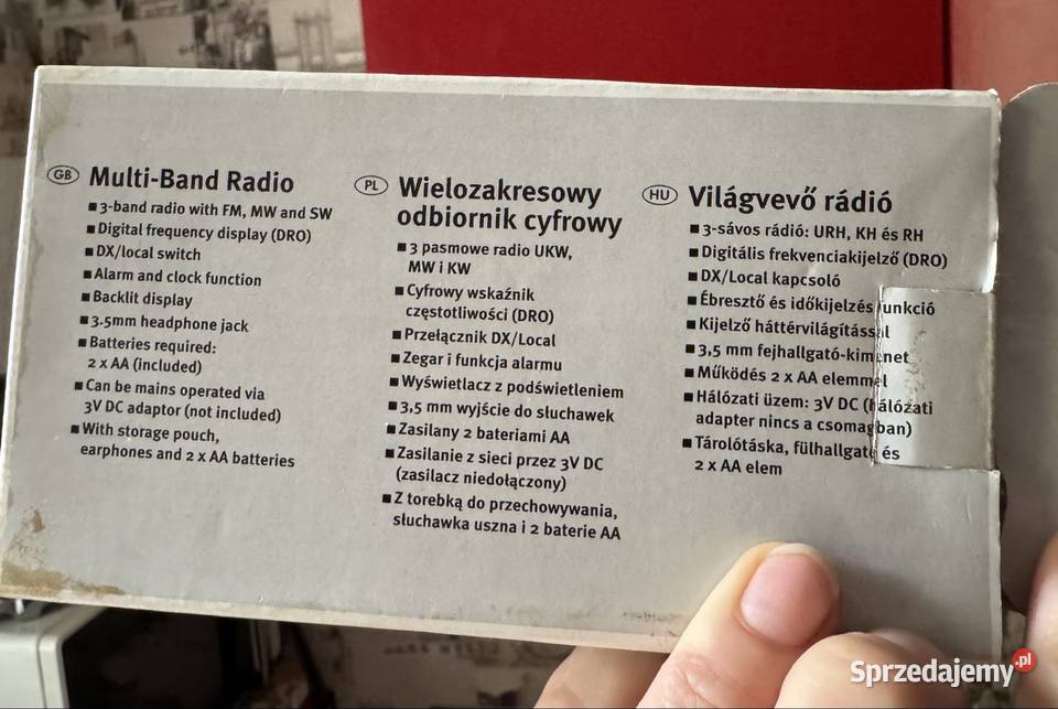 radio wielozakresowe marki SilverCrest Grodzisk Mazowiecki sprzedam