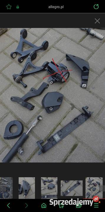 BMW K 1600 wahacz halogen osłona amortyzator wielkopolskie