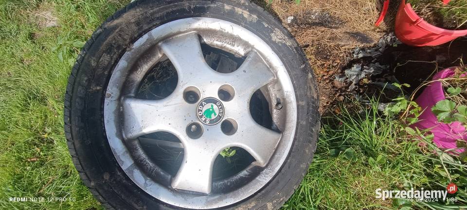 Całe koła skoda 4x100 R15 Myślenice
