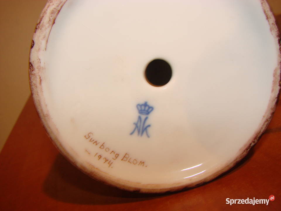 AK Kaiser porcelanowa lampka Pruszcz Gdański