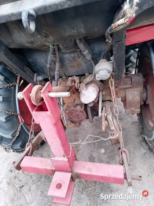 Traktor KMZ 012 urwis kabina i spych