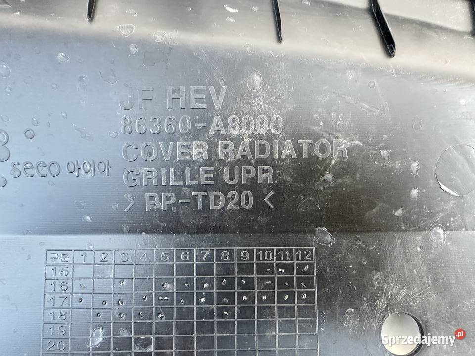 KIA OPTIMA 1719 OSŁONA PŁYTA POD ZDERZAK PRZEDNI