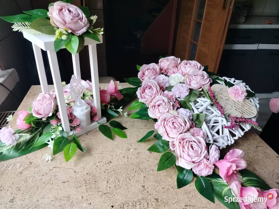 Serce na cmentarz na Dzień Mamy Słaboszewo