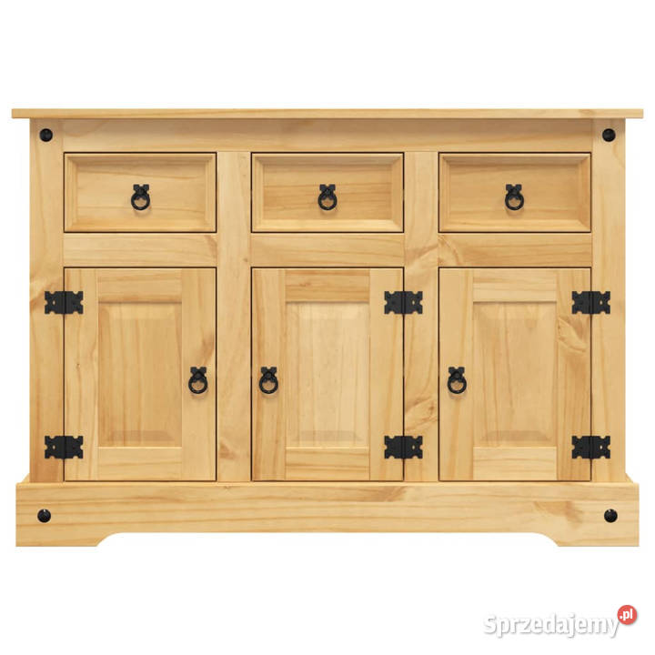Szafka Corona brązowa 112x43x78 drewno sosny Warszawa sprzedam