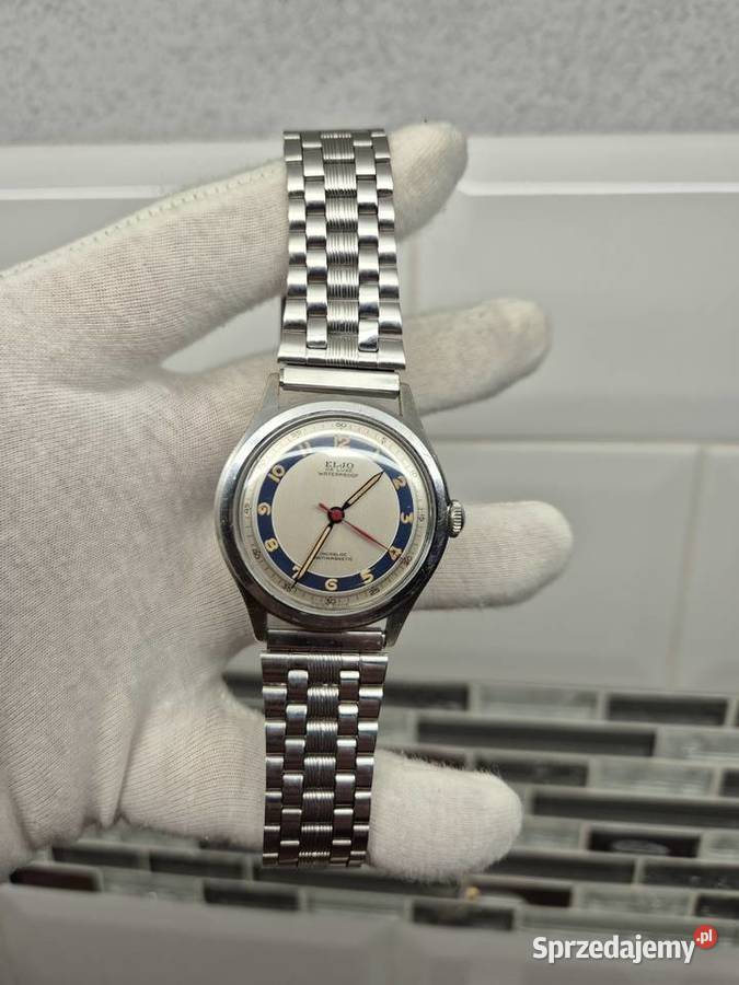 Rzadki unikalny zegarek Eljo de Luxe SWISS Chorzów