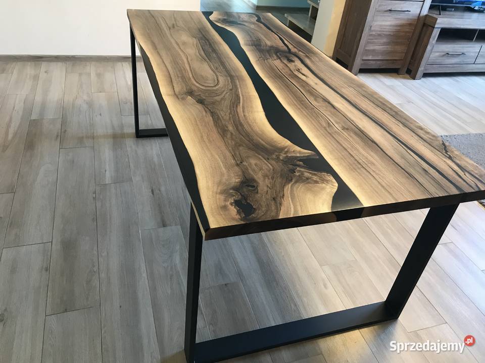 Stół drewniany żywica epoksydowa mazowieckie Warszawa