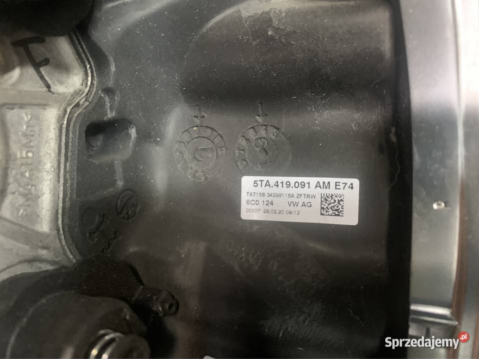 Kierownica skóra 5TA419091 vw troc tiguan touran zachodniopomorskie Szczecin