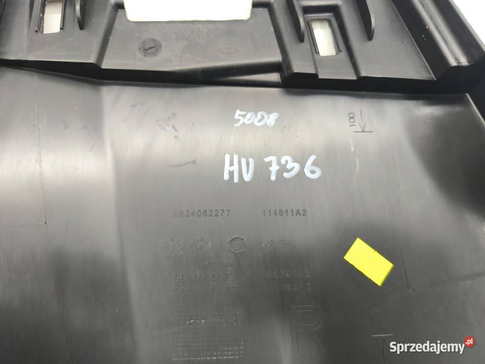 LISTWA OSŁONA PROGU PRAWA PEUGEOT 5008 II