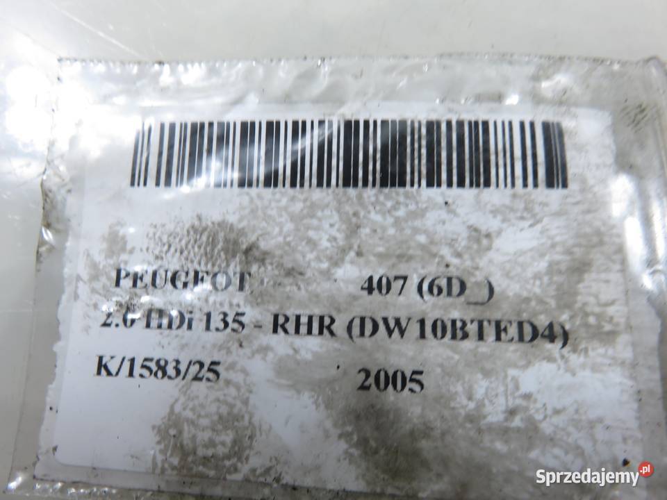 WTRYSKIWACZ PEUGEOT CITROEN FORD 20 HDi TDCI osobowe