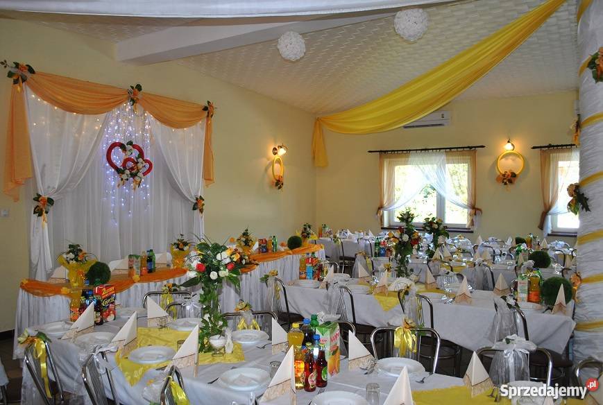 Dekoracja sali weselnej Mielec