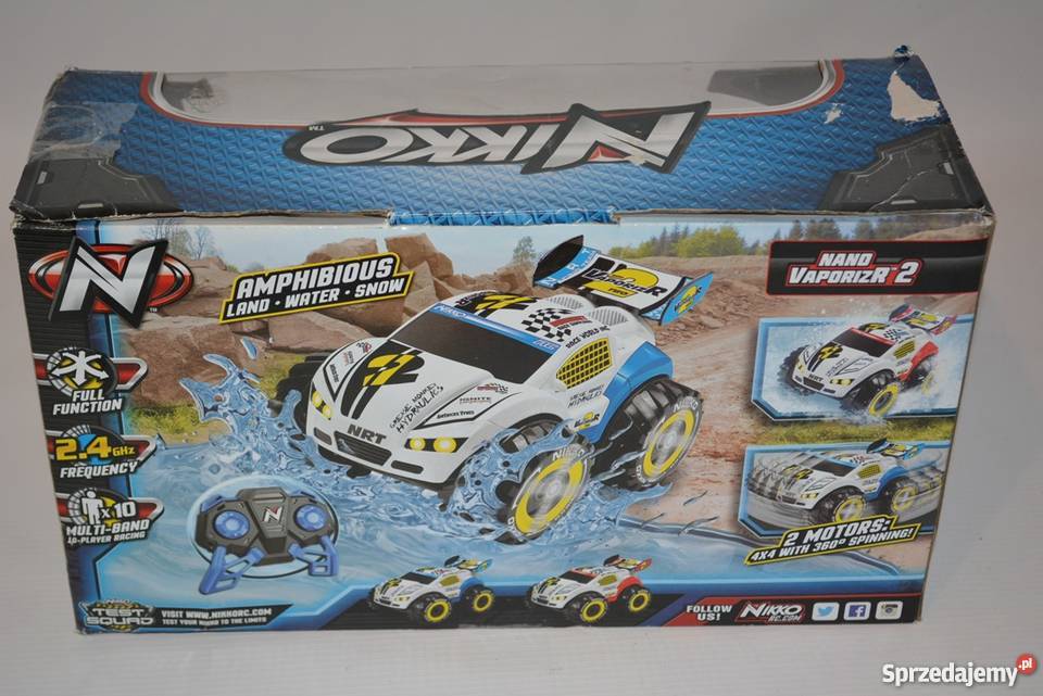 Nikko Vaporizr 2 Amfibia auto RC sterowany 360 Rewal sprzedam