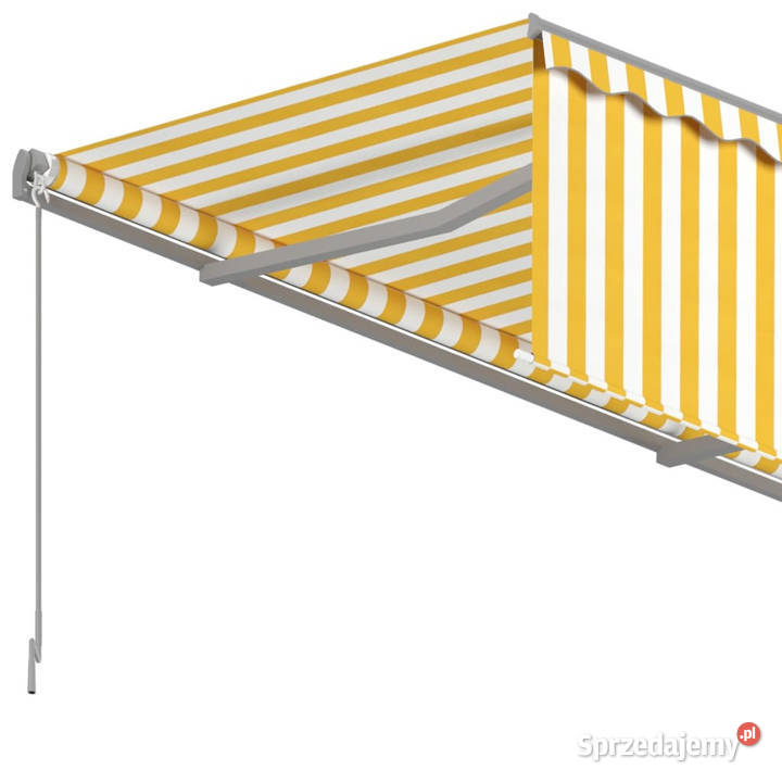 Ręcznie zwijana markiza z zasłoną 5x3 m Warszawa