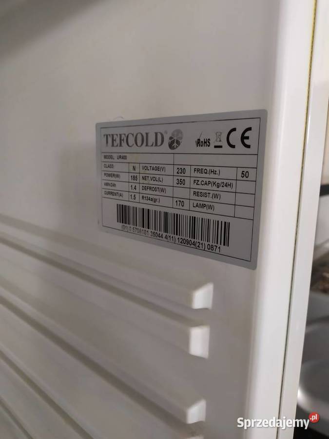 TEFCOLD UR400 szafa chłodnicza biała WYSYŁKA 0 Gastronomia Kazuń Polski sprzedam