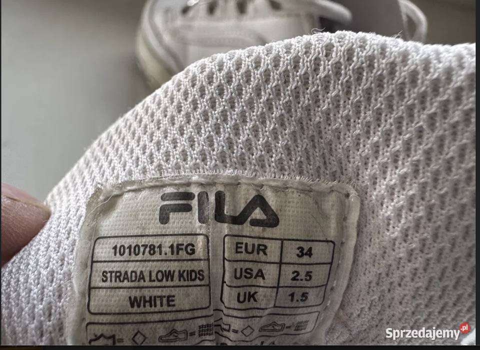 Buty adidasy sportowe dziewczynki FILA rozmiar Obuwie sportowe Ruda Białaczowska sprzedam