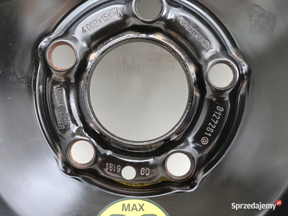 KOŁO ZAPASOWE DOJAZDOWE 11570 R15 Volvo S70 V70 Rudka