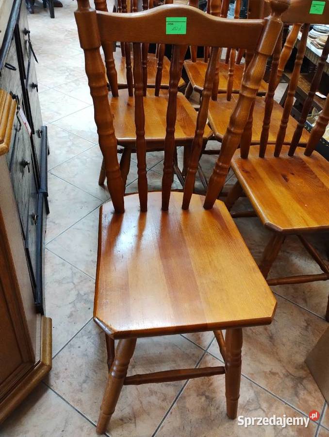 Krzesła drewniane patyczaki warmińsko-mazurskie Ełk