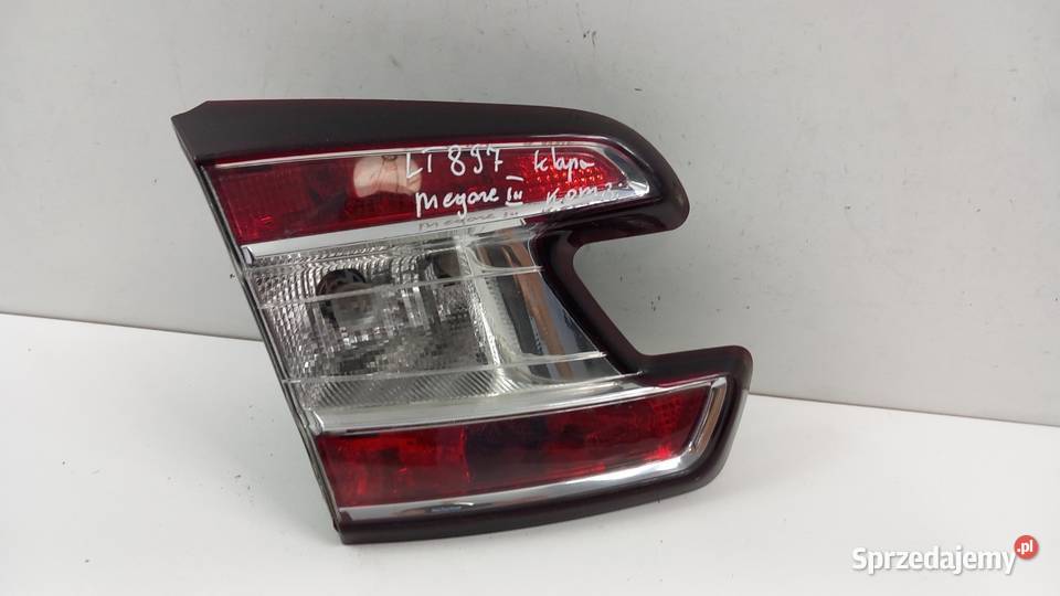 RENAULT MEGANE III KOMBI LAMPA TYŁ LEWA W KLAPĘ Zbierkowo