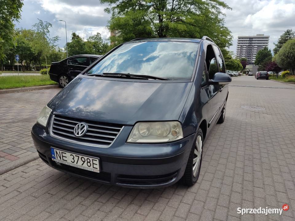 7 osobowy Sharan r2005 lift poj 19tdi Opłaty Elbląg