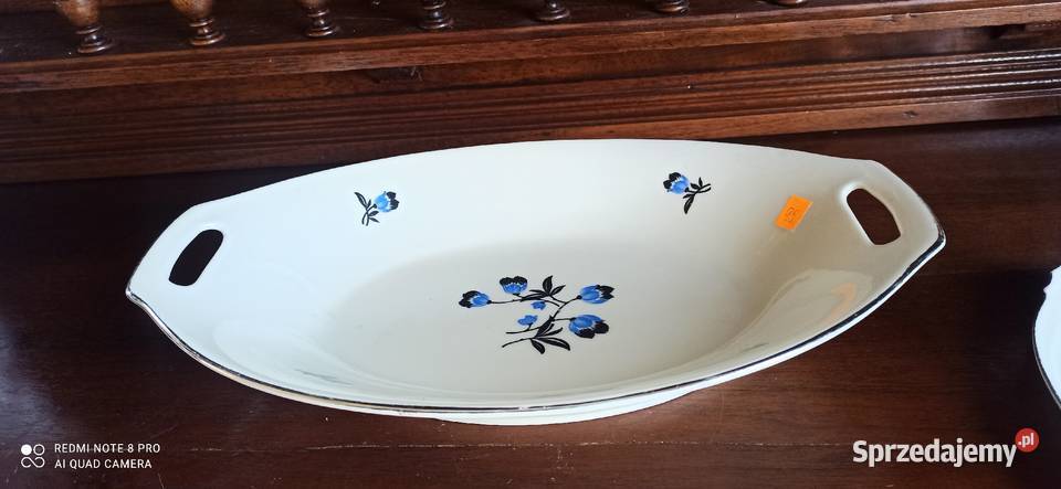Patera KPM Krister Royal Ivory Niebieskie kwiaty Gdańsk sprzedam