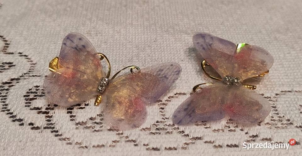 Spinki do włosów MOTYLKI 2 Piaseczno