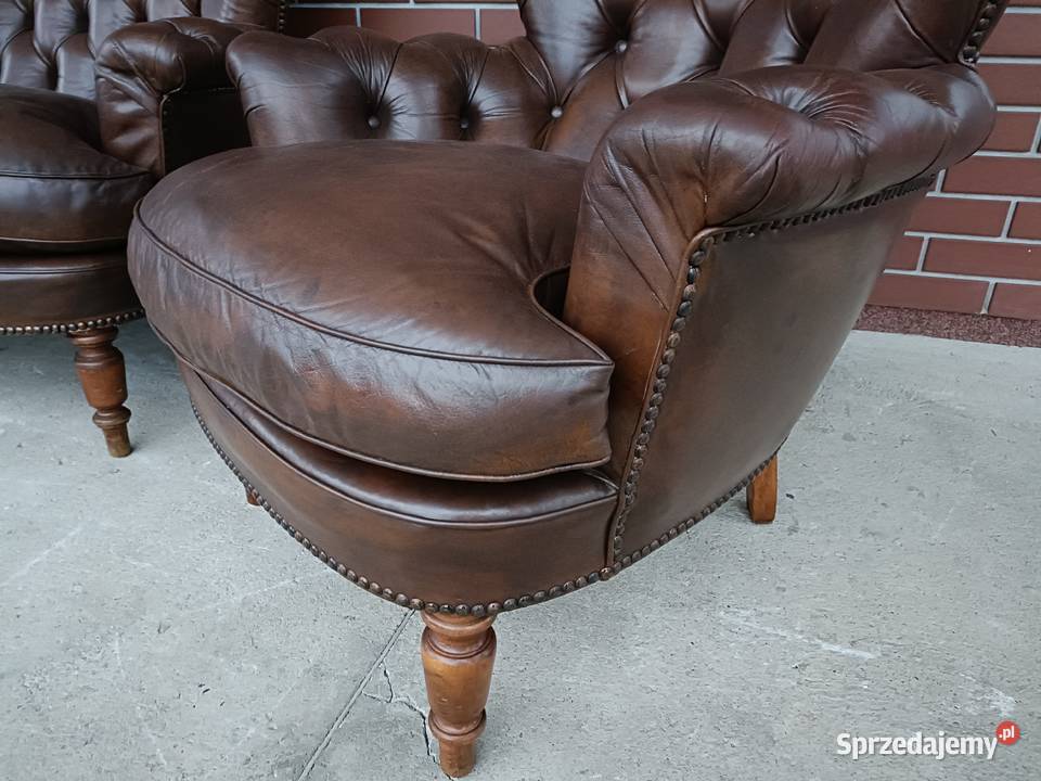 Sprzedam sofa plus dwa fotele ze skóry Ludwik Konin sprzedam