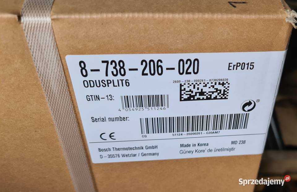 BOSCH POMPA CIEPŁA Split Compress 3000 AWS 6 E Piece i kominki wielkopolskie Jarocin