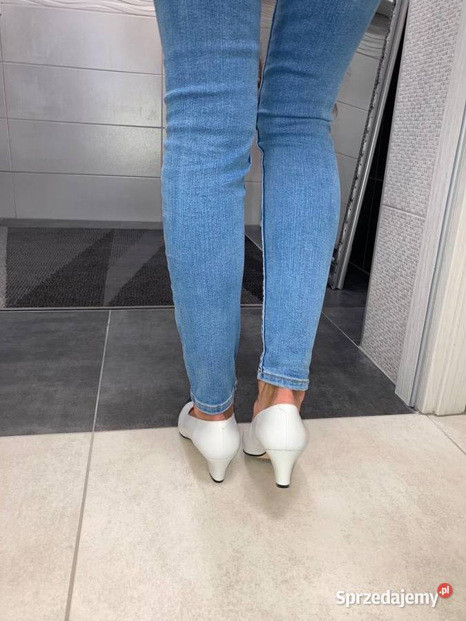 Nowe szpilki buty vintage Rose Lee USA białe Nisko sprzedam