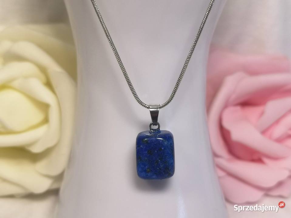 Naszyjnik z naturalnym kamieniem lapis lazuli Kielce