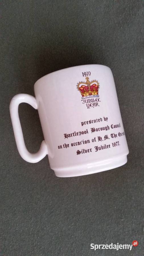Angielski kubek QUEENS SILVER JUBILEE 19521977 Puławy sprzedam