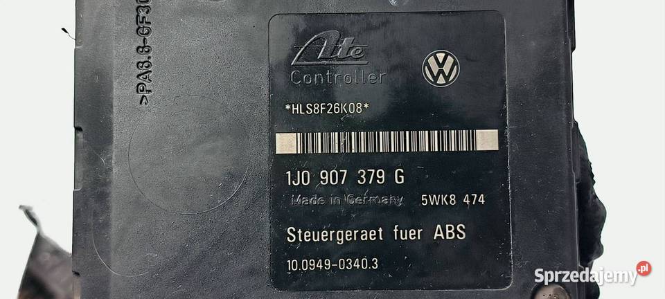POMPA ABS HAMULCOWA VOLKSWAGEN BORA 1J0907379G osobowe Lipno