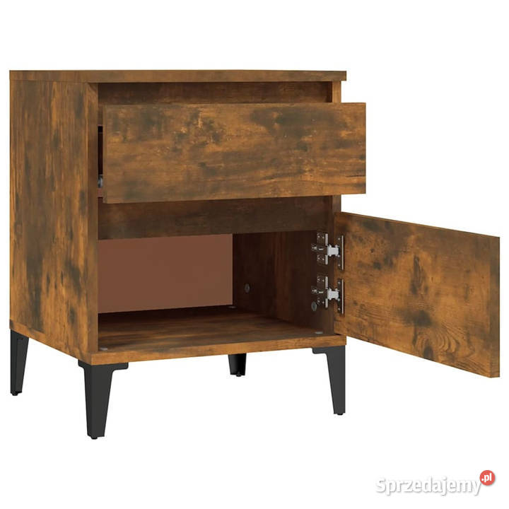 Szafki nocne 2 przydymiony dąb 40x35x50 WM821853 Warszawa