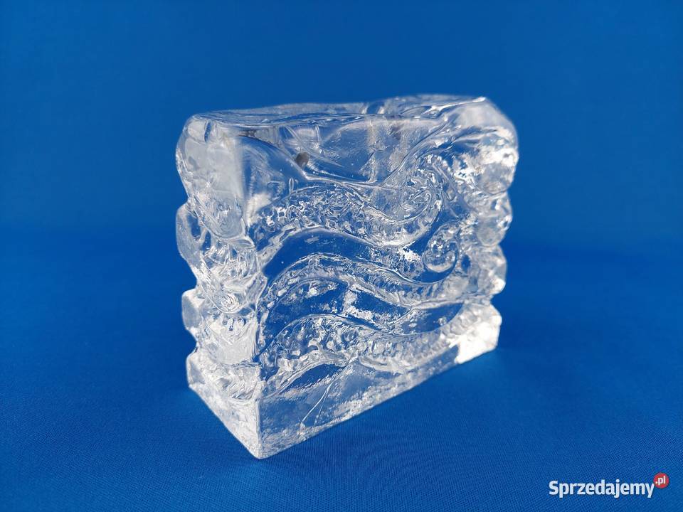 INGRID Glasshtte Blockkristal wazon Ice Block Poznań