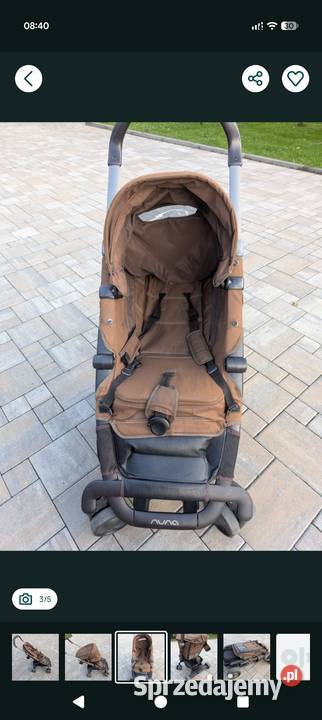 Wózek spacerówka Nuna Nowy Sącz