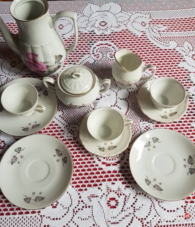 Bogucice śląska stara porcelana serwis filiżanka Kielce