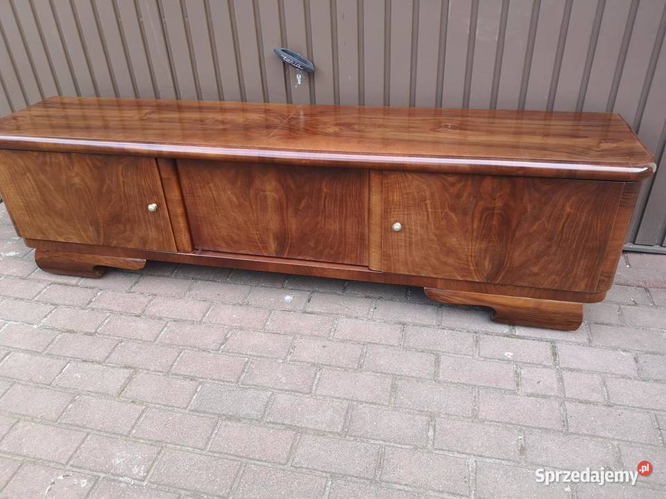 Komoda Szafka RTV ARTDECO Orzech Niska Stara wielkopolskie