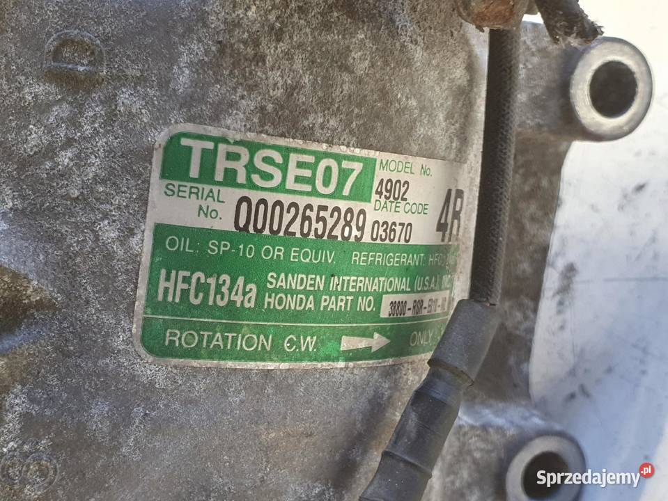 SPRĘŻARKA KLIMATYZACJI Honda Civic VIII 22 iCDTI