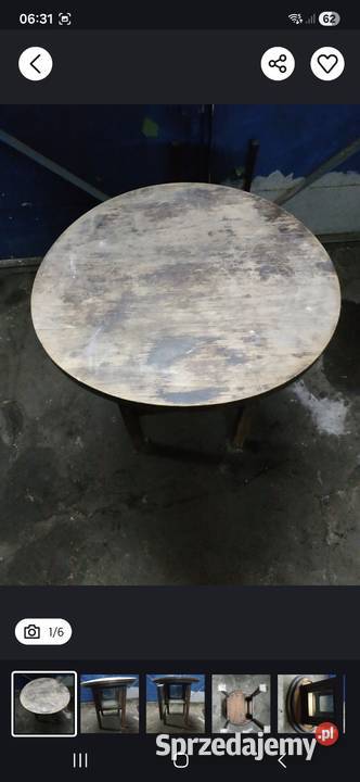 Stolik z lat 60 PRL Tace i stoliki śląskie