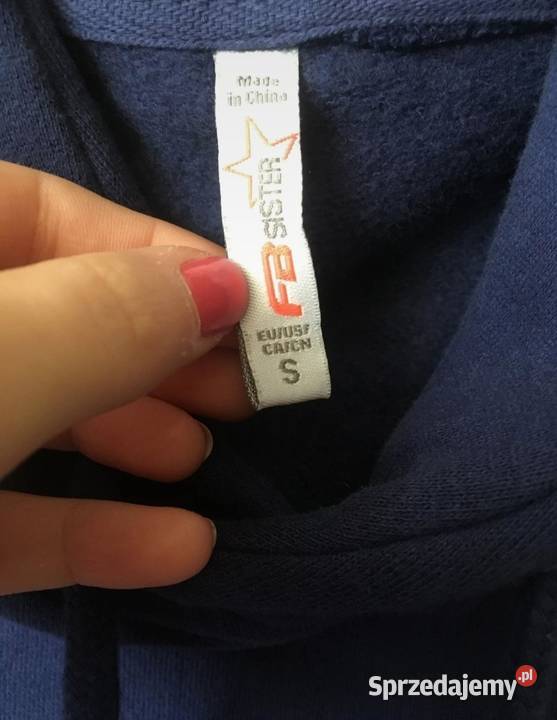 NOWA bluza z kapturem bezrękawnik bluzka Bawełna niebieski wielkopolskie Leszno