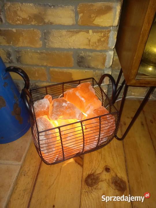 Lampa solna duzaprawdziwe kamienie solne Gdańsk