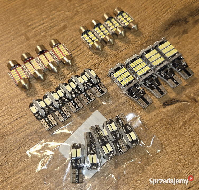 Żarówki oświetlenia wnętrza LED mocne białe osobowe Białystok